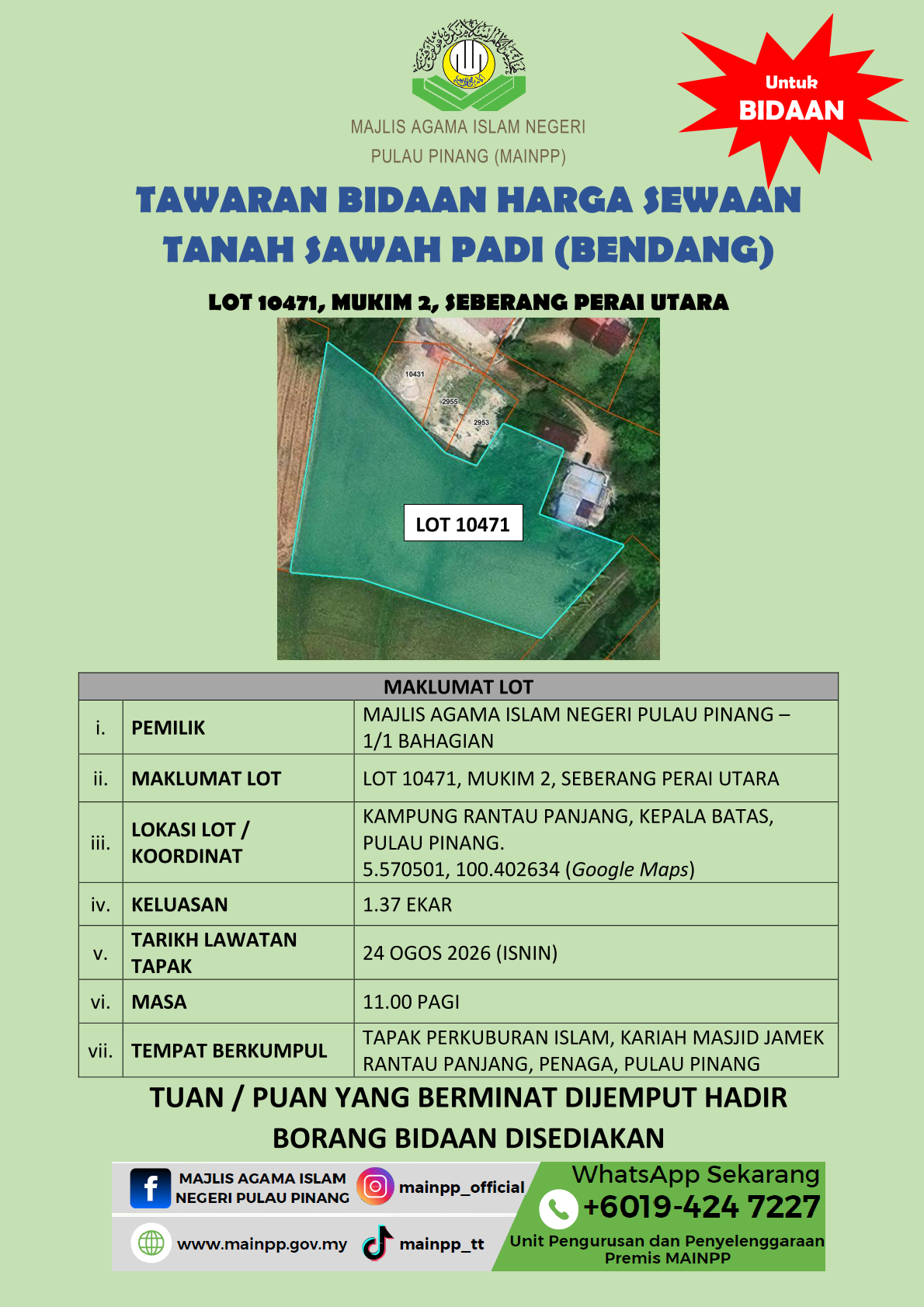 2. Iklan Kg. Rantau Panjang Lot 10471 mk2 SPU