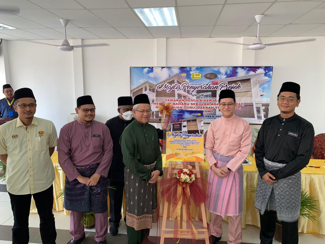 Majlis Penyerahan Projek Sekolah Agama Rakyat (SAR) Masjid Tuan Guru, Tanjong Tokong